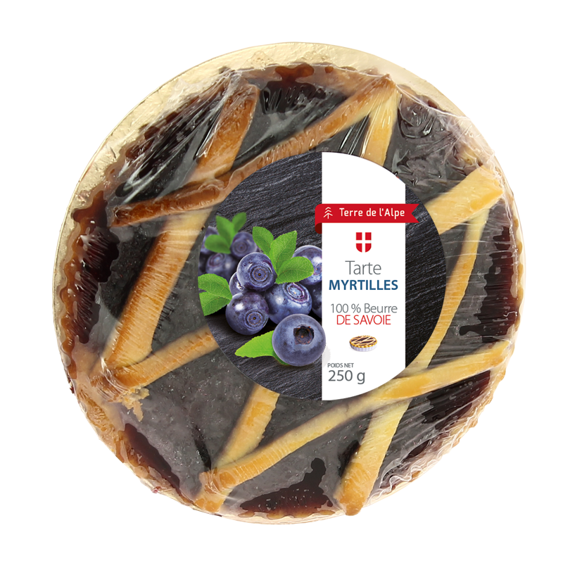 TERRE DE L'ALPE Tarte aux Myrtilles - 250g