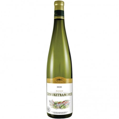 CLUB DES SOMMELIERS Gewurtztramminer blanc 75cl