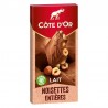 COTE D'OR Chocolat lait noisette 180g