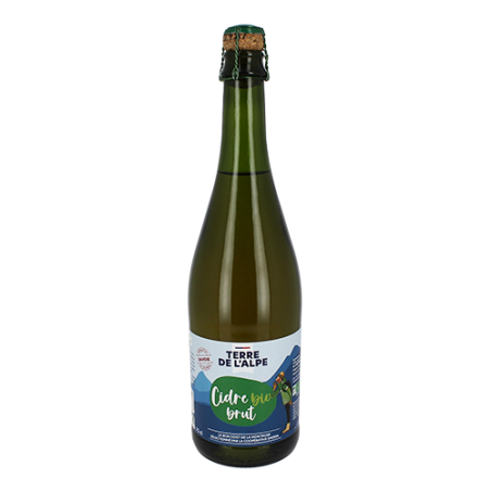 TERRE DE L'ALPE Cidre brut Bio - 75cl